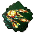 thumbnail image 2 of Carolines Treasures MW1060FC Crawfish Smudge Foam Coaster Set of 4 3 1/2 x 3 1/2 multicolor, 2 of 3