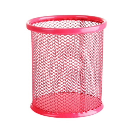 

Desk Tidy Mesh Pen Pot Holder Pencil Stationery Organiser Office Storage Case