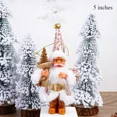 thumbnail image 3 of Nuevo colgante de muñeco de Papá Noel de pie de tela de dibujos animados, adorno navideño, adorno de mesa, decoración navideña, 3 of 5