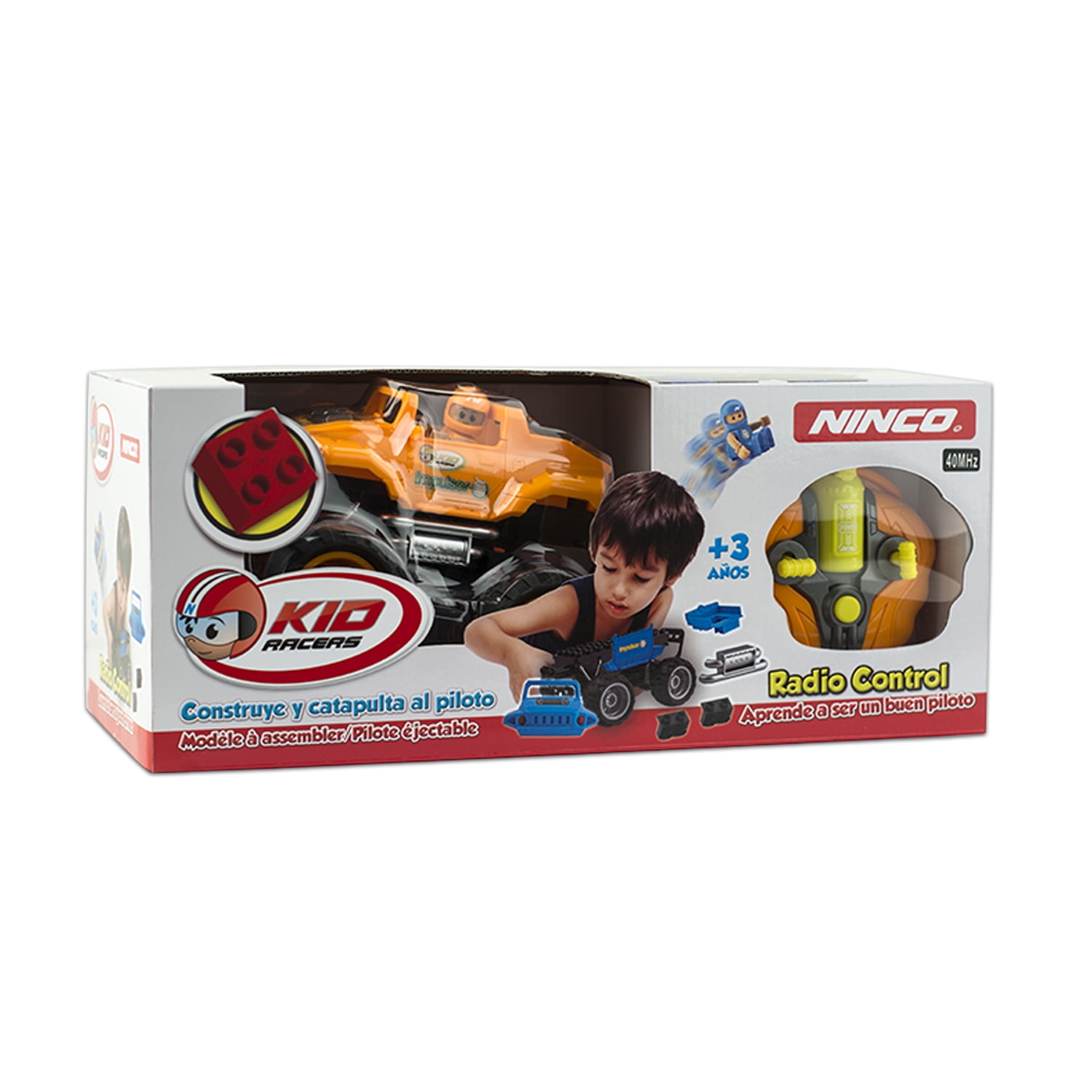 Kid Racers Build-Your-Own Impulsor RC Car - Orange - Walmart.com