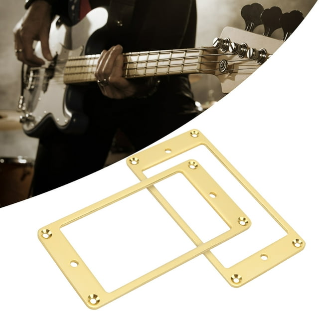 Pickup Mounting Ring Electric Guitar Pickup Ring Electric Guitar Pickup Frame Set Aluminum Alloy Frame Pickup Rings with Mounting Screws for Electric Guitar