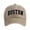 Khaki, variant on Women Baseball Cap Boston Est 1630 Dad Hat, Cotton Baseball Cap, Adjustable Metal Buckle, Unisex