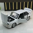 thumbnail image 3 of Jinlifang 1:24 Scale M3 Diecast Model Car - Red, Zinc Alloy with Plastic & Electronic Components, Features Sound & Light, Openable Doors, Pull Back Action, Front Wheel Steering & Shock Absorption,, 3 of 6