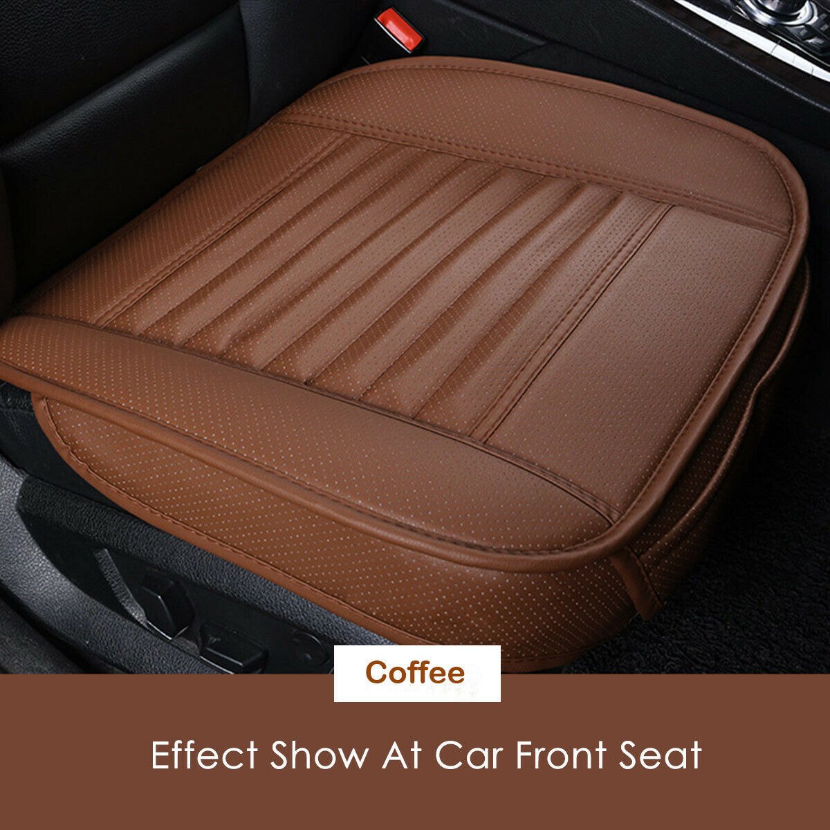 3D Universal Car Seat Cover Breathable PU Leather Pad Mat for Auto Chair Cushion