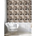 thumbnail image 5 of Ambesonne Floral Peel & Stick Wallpaper for Home, Vintage Plant Soft Color, 13"x72", Tan Black, 5 of 6