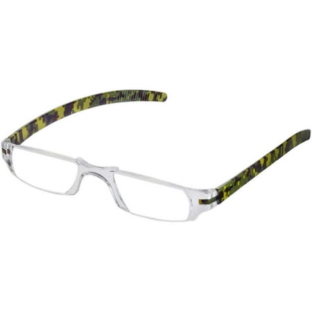 Fisherman Eyewear Slim Vision Rimless Reading Glasses, Camouflage (+3. ...
