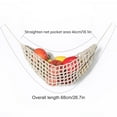 thumbnail image 3 of Crochet Hanging Basket 1PC,Fruit Vegetable Storage NetCotton Mesh Cabinet Organizer Ventilated Freshness Kitchen Space Saver(White), 3 of 8