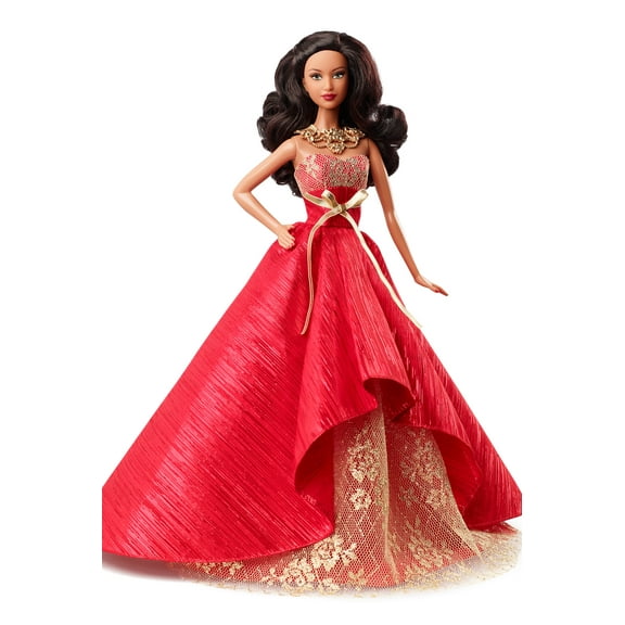 2014 Holiday Barbie Doll African American
