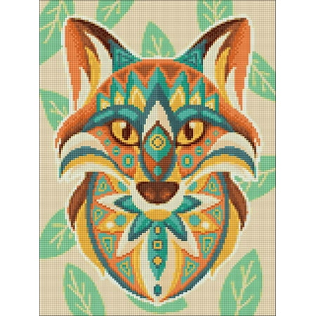 UPC: 4630103941922 | Diamond painting kit Colourful Fox Crafting Spark 10.6 x 14.9 in CS2543