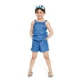 thumbnail image 3 of Wonder Nation Baby and Toddler Girl Tank and Shorts Outfit Set, 2-Piece, Sizes 12 Months-5T, 3 of 6