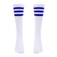 thumbnail image 1 of Calcetines de Piernas de Fútbol de Mujeres Estiramiento Más de Protección , S + StripedC S blanco + rayas C DYNWAVEMX Calcetines altos de la rodilla, 1 of 8