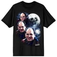 thumbnail image 5 of Seinfeld Three Georges Men's Black Tee - 3XL, 5 of 7