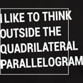 thumbnail image 3 of CafePress - Quadrilateral Parallelogram T Shirt - Men's Classic Graphic Cotton T-Shirt, 3 of 4