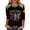 Black, variant on Women's T-Shirts America 250 Patriotic Eagle Graphic Crew Neck 3/4 Sleeve 1776–2026 Anniversary Top