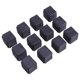 thumbnail image 1 of TABLETREANDS 12Ud Fundas De Silicona Antideslizantes Para Patas Cuadradas De Y En Color Negro, 1 of 3