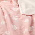 thumbnail image 3 of Pink Daisy Gauze Reverse to Plush Baby Blanket 30" x 40", 3 of 4