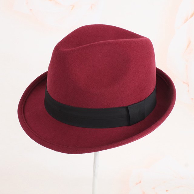 Gorro de lana para mujer, gorro pequeño de invierno, cálido, para exteriores, estilo jazz, cómodo, multicolor, sencillo