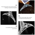 thumbnail image 6 of OUNONA Bride Headband with Fine Workmanship and Exquisite Details for Weddings in Silver Color Alloy Material, 6 of 8