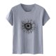 thumbnail image 5 of Blusas de Manga Corta para las Mujeres Divertida Impresión Cuello Redondo Camiseta Vintage, Blusas de Primavera para las Mujeres, 5 of 5