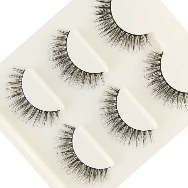 Venta urgente 1 Box Luxury 3D False Lashes Strip Eyelashes Long Natural Party
