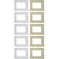 thumbnail image 1 of 10Pcs Vintage Photo Frames Mini Resin Photo Frame Decorative Gold and Silver Photo Display Frames Small Photo Holder DIY Craft Supplies for Home Table, 1 of 5