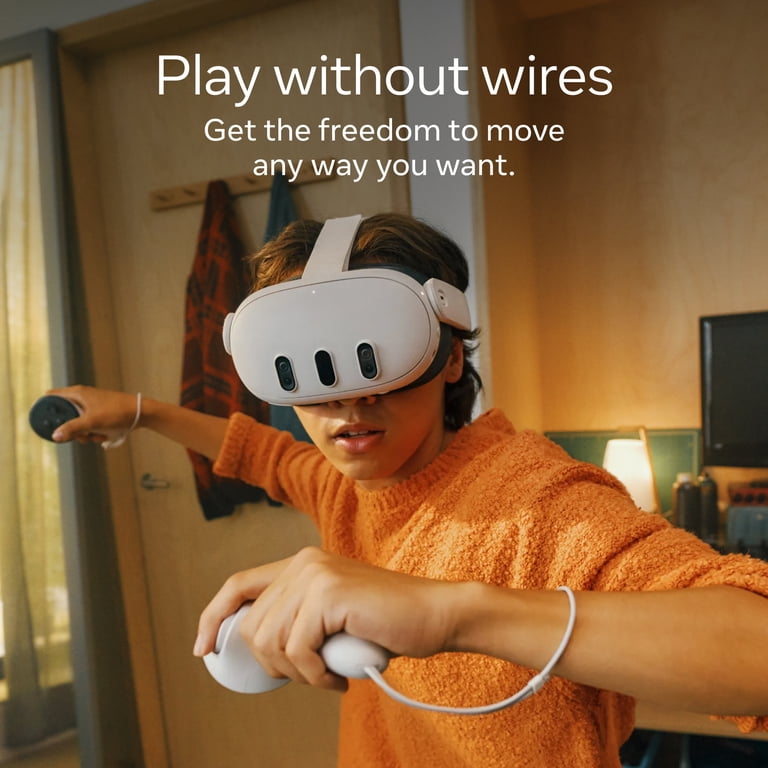 Meta Quest, VR Headset, 512GB, Mixed Reality with Horizon+ Trial