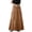 Skirt - Khaki, variant on Maqroz A Line Skirt Hollow Out Embroidered Summer Bottoms Lightweight Breathable Solid Color Stylish Dailywear for Women