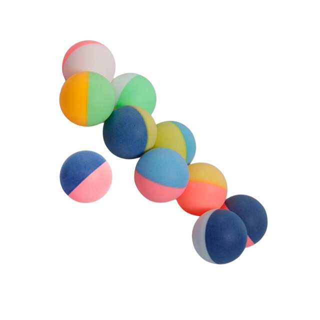 Greeniant 10 Uds. De pelotas de Ping Pong, pelota de Ping Pong de colores, juegos DIY, pelotas de Pong de artes divertidas, pelotas de tenis de de Suministros para perros Greeniant PT002255-00