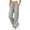 Light Ashy, variant on Women's Solid Color Straight Leg Cargo Pants, High Elastic Waisted Casual Multi Pocket Cargo Trousers for Women, Lightweight Loose Wide Leg Jogger Pants for Walking Hiking Streetwear Black L
