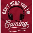 thumbnail image 2 of Can't Hear You I'm Gaming Crewneck T Shirts Boy Girl Teen Brisco Brands X, 2 of 6