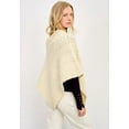 thumbnail image 4 of Aran Woollen Mills Poncho Sweater 100% Merino Wool Irish Cape Made in Ireland, 4 of 5