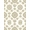 Ivory Cream, Pattern 2, variant on ODIKA 8'x10' Washable Area Rug Durable, Non-Slip Ivory Cream Symmetrical Scallop Detail Neutral Decorative Bulk for Living Room, Under Sectional, Family