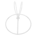 thumbnail image 6 of Fovewise DIY Chandelier Lampshade Frame for Ceiling Light Fixtures Metal Wire Lamp Shade Ring Lampshade Making Supply for Table Lights White 90 MM, 6 of 8