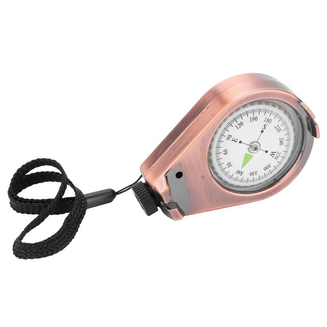 Mini Compass, Survival Tool Vintage Portable For Hiking For Mountaineering For Camping