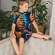 thumbnail image 3 of Balery Yellow Fish Seahorse Conjunto de Pijama Infantil de Manga Corta con Estampado – Ropa de Dormir de Algodón Suave-3X-Large, 3 of 4