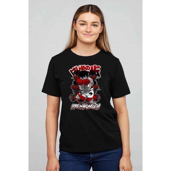 Hajime No Ippo Makunouchi Ippo Boxing Anime Manga T-shirt up to size 5XL.