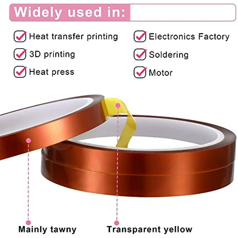 Heat Press Tape for High Temperature Heat Transfer for Sublimation