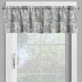 thumbnail image 4 of Ambesonne Paris Valance & Curtain, Seine River Notre Dame, 55"x36", Grey Black White, 4 of 6
