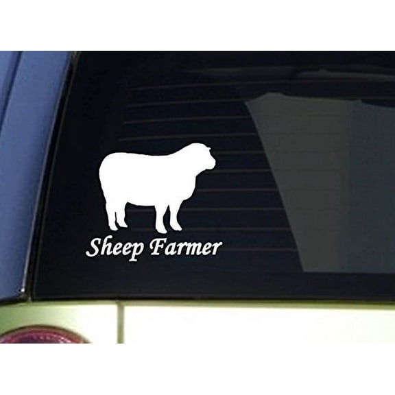 Sheep Farmer Sitcker *I918* 6 inch decal