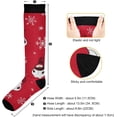 thumbnail image 3 of GZHJMY Christmas Compression Socks, Women Men Long Stocking (20-30mmHg), Travel Knee High Stockings for Athletic Sports,Running,Cycling,Nursing, 3 of 7
