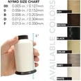 thumbnail image 4 of The Beadsmith Nymo Thread – White Color – Size 00, .12mm Diameter, 3oz Cone, 4852 Yards/4437 Meters – Made of Nylon – Bead Embroidery & Weaving, Off Loom & Loom Work and DIY Craft Projects, 4 of 6