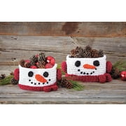 Mary Maxim Snowman Baskets Yarn