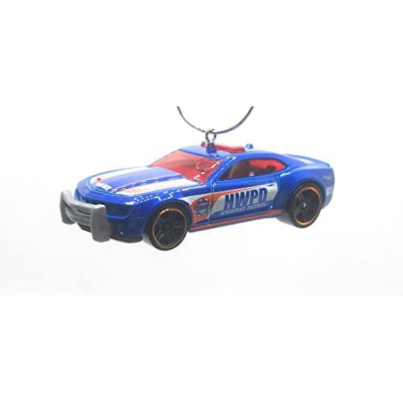 Christmas Ornament for 2010 Chevy Camaro SS Highway Patrol Blue
