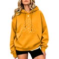 thumbnail image 2 of Zynoxe Womens Ugly Christmas Sweatshirt with Kangaroo Pocket Realxed Long Sleeve Print Pullover Hoodie Drawstring Hooded Sweatshirt for Women S, 2 of 5