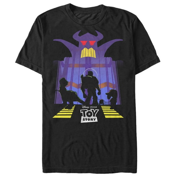 Men's Toy Story Beware Emperor Zurg  Graphic Tee Black 2X Large