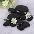 thumbnail image 4 of destyer 20Pcs/Set Hot Spa Black Basalt Oval Shape Stone Essential Oil Pedicure Massage, 4 of 8