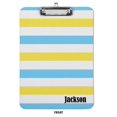 thumbnail image 3 of Printtoo Personalized Clipboard For Students Classroom School and Office Use Hardboard Letter Size w/ Low Profile Clip w/ Free Marker & Eraser,Stripes-9x12.5 Inch, 3 of 8