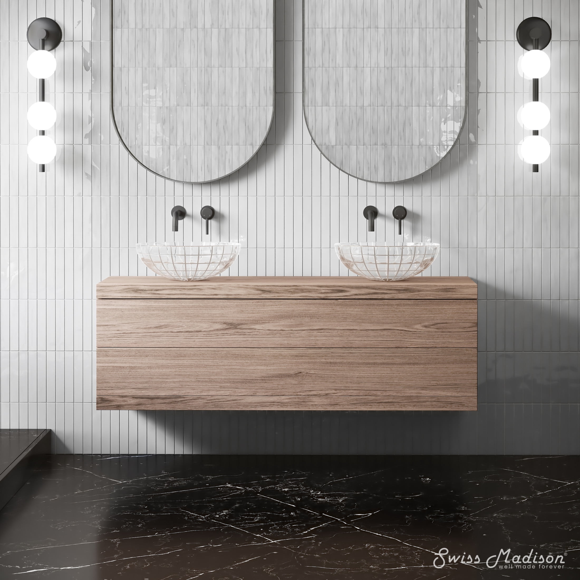 Virage 16.5" Round Glass Vessel Sink