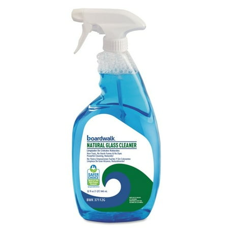 Boardwalk® Natural Glass Cleaner, 32 oz Trigger Bottle, 12/Carton
