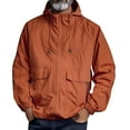 thumbnail image 2 of GrmtClth Windbreaker Jackets for Men Waterproof Lightweight 2025 Fall Hooded Jacket with Pocket Raincoat for Golf Hiking Travel Red L, 2 of 5